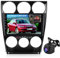 NHOPEEW 2+64G 9 Zoll Android Radio für Mazda 6 2002-2015 - Wireless CarPlay & Android Auto GPS Navigation, Lenkradsteuerung, FM RDS, Split-Screen + Rückfahrkamera