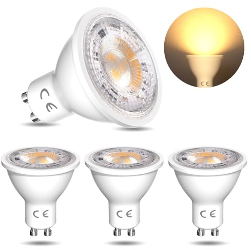 BrightArk LED GU10 Glühbirne 12V MR16 LED Lampe 7W Warmweiss 3000K Reflektorlampe, ersetzt 65W Halogenlampe, Spot Leuchtmittel 650LM, 38° Abstrahlwinkel, Nicht Dimmbar,4 Stück