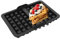 Molde de gofres belgas de silicona, accesorios para gofres belgas con Ninja AF300EU, accesorio reutilizable para freidora de aire caliente Ninja para gofres de chocolate, helados, brownies