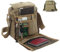 CNAFGBGG Sling-Tasche für Männer mehrfacher Khaki-Leinwand Seitenbeutel mit einstellbarem Riemen tragbar und lässig für täglich, Reisen, Foto.