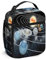 MGDDB Galaxy, lonchera aislada, reutilizable, para mujeres, hombres, trabajo, picnic, camping, sistema solar, lonchera portátil para adultos, color negro y gris