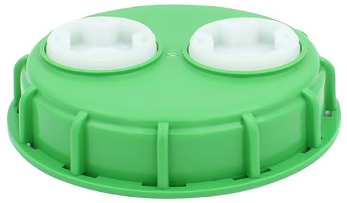 IBC Schraubdeckel 150mm mit 2x R2 Zoll Spundstopfen