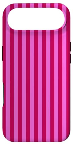 Pink and Hot Pink Vertical Stripes Trendy Lines Girly Coque pour iPhone Air