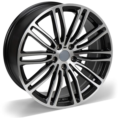 Bteirac Felgen 19 Zoll, 19x8 ET30mm 5x112 Hub Hole66.5mm, Alu felgen, Graphitgrau, Autofelgen Kompatibel mit BMW 5er Reihe (2017-2020) M550i 530e XDrive 530i 540d 540i 550i