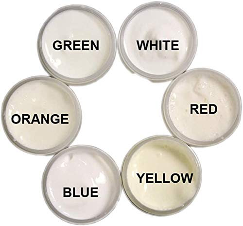 SIX Color UV Reactive Invisible Acrylic Paint Set- 1/2oz pots by GloMania