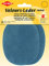 Kleiber + Co.GmbH Velour-Leder-Imitat klein, 38% Polyacryl/32% Baumwolle/30% Viskose, Blau, ca. 13 cm x 10 cm