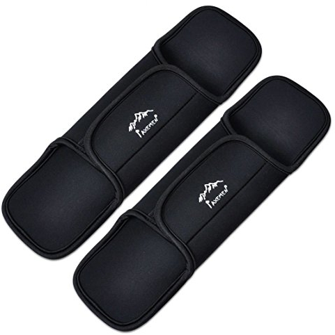 MEETOZ 2pcs Anti-Slip Shoulder Strap Waist Belt Cushion Pads for Sports Backpack Ruckpack