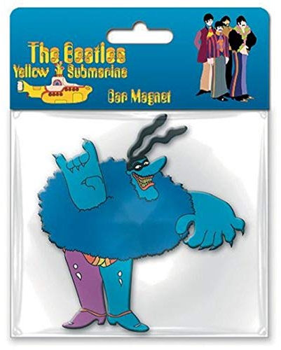 Happy Fans Yellow Submarine Chief Blue Meanie Car Magnet