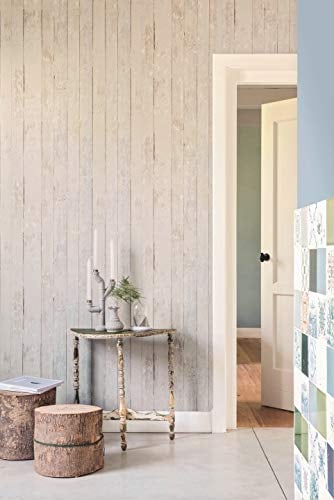 Vlies Tapete Antik Holz Rustikal Beige Grau Verwittert 49790 BN More Than Elements