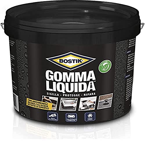 Bostik Gomma Liquida 16 Litri, ‎Nero, ‎33 x 33 x 28 cm; 17.25 Kg