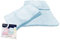 Tex Family Handtuch-Set aus Frottee Aida-Stoff zum Sticken, Kreuzstich 1 + 1, mit Gesichts- und Gästehandtuch – Hellblau