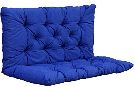 Chicreat Bankkissen mit Rückenteil 100 x 98 x 8 cm, Blau