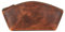 Londo Pochette en Cuir Véritable en Forme de Gondole – Trousse Maquillage Femme, Sac de Pochette Toilette, Sac à Cosmétique avec Fermeture éclair, pour Voyage Rangement