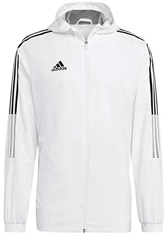 Adidas Herren Tiro21 Fußballjacke, White, l