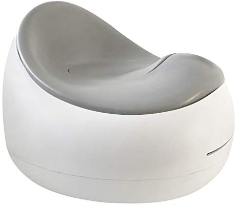 Altabebe (AL1802) Kinder-Töpfchen, Babytopf WC/Klo, kinderfreundliches Design und dezente Farben, Toiletten-Training, Farbe: weiß-hellgrau