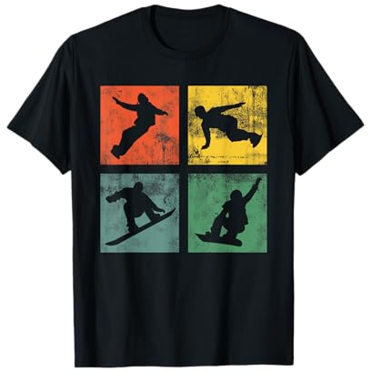 Snowboard Snowboarder Snowboarden Vintage Wintersport T-Shirt