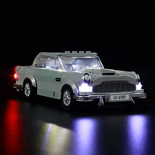 Led Licht Set für Lego Speed Champions 007 Aston Martin DB5, Led Beleuchtungs Set für Lego 76911, Kreatives DIY-LED-Licht-Kit (Nicht enthaltener Baustein)