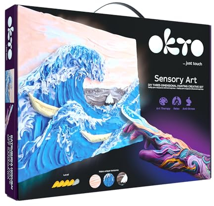 Oktoclay 10004 Big Wave of Kanawaga Colors Set Foam, Mehrfarbig, Standardgröße