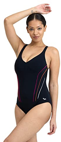 ARENA Damen Women's Bodylift Swimsuit Marina Eye Back Onepiece One Piece Swimsuit