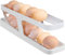 Amfrpar Eierhalter Kühlschrank Eierbehälter 2 Schichten Automatisch Rollender Eierspender Egg Dispenser Eieraufbewahrung Eier Organizer für 12–14 Eier