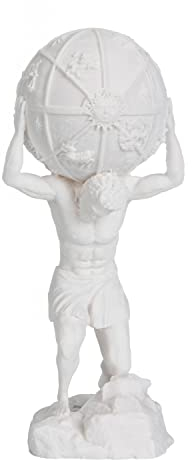 Titan Atlas Alabaster griechische Statue Skulptur Antike griechische Artefakt 17,8 cm