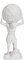 Titan Atlas Alabaster griechische Statue Skulptur Antike griechische Artefakt 17,8 cm