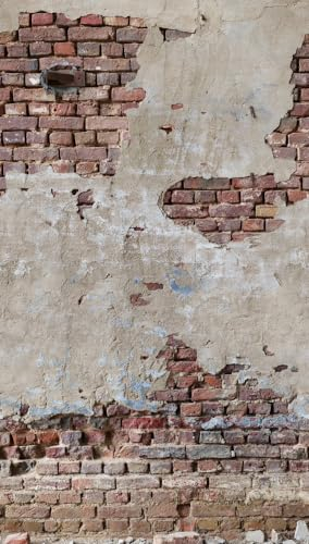 Livingwalls Vliestapete - Backstein Tapete in Rot, Braun und Creme - Wandtapete für verschiedene Räume - Wandbild XXL 2,80 m x 1,59 m