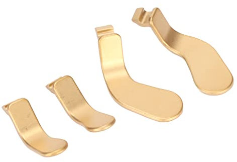 soobu Palas de Gatillo, Mano de Obra Fina, 4 Palas de Metal para Mando Elite (Oro)