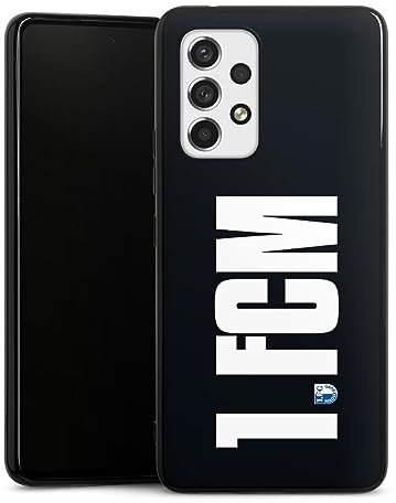 DeinDesign Silikon Hülle kompatibel mit Samsung Galaxy A53 5G Case schwarz Handyhülle 1. FCM Offizielles Lizenzprodukt 1. FC Magdeburg