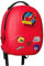 Miraculous Ladybug – Pop n' Swop -Rucksack mit schwarzem Griff, 6 Clip-on-Abzeichen und Reißverschluss, leichte, langlebige, wasserdichte Tasche mit verstellbaren Trägern (Rot - Ladybug)