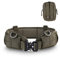 TREETDOBV Gürtelset für Taktische Schlachten, Kriegsgürtel, Schlanke Airsoft-Gürtel, Gürtel und Taschen für Jagdspiele, Sichere Lebensverteidigungsgürtel, Dicker Nylongürtel, Multifunktionales(Grün)