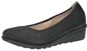 CAPRICE Women's Ballerina 9-22101-41 Ballet Flat, Black Pearl, 6.5 UK