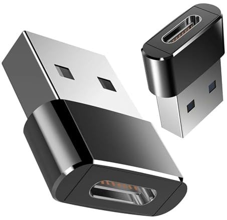 1Piece PD 20W USB-C Type C Fast Charger Adapter Plug, Type C Female to A Male Charger Converter for Apple Watch Ultra iWatch 8 7,iPhone 15 14 13 Plus Pro Max, AirPods 3,iPad, Samsung Galaxy S24 24 23