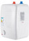 EU CE - Scaldabagno elettrico da 8 l, 220 V, 1,5 kW, piccolo scaldabagno istantaneo senza pressione con acqua calda fino a 75 °C, per lavabo, bagno, lavello da cucina (23 x 21 x 36 cm)
