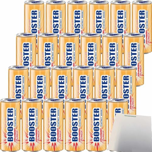 Booster Energy Strawberry-Apricot DPG (24x330ml Dose) + usy Block