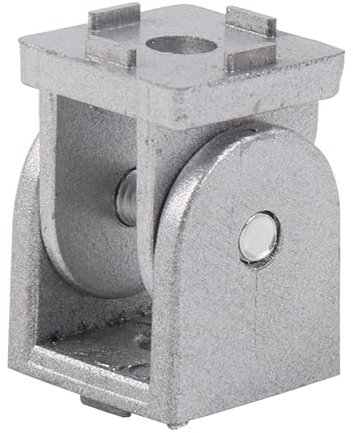 CNBTR 2020 Zinc Alloy Flexible Pivot Joint 180 Degree for Aluminum Extrusion Profile