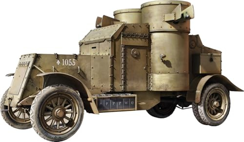 MiniArt 39023 1:35 Panzerspähw. 1918 Dunsterf. Int Kit - originalgetreue Nachbildung, Modellbau, Plastik Bausatz, Basteln, Hobby, Kleben, Modellbausatz, Zusammenbauen, unlackiert