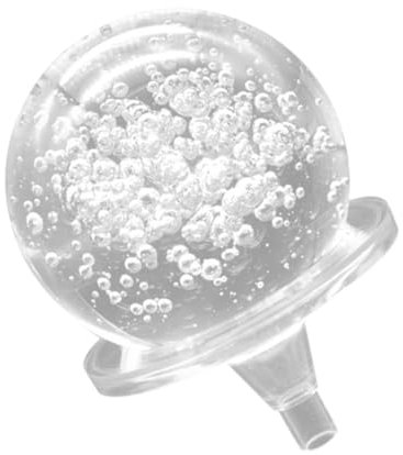 GOOHOCHY Springbrunnen-kristallkugel-Ornament Runde Dekorative Kristallkugeln Für Tisch Außenbereich-aufstellung Zarte Kristallkugel-Dekoration Für Wohnzimmer Oder Büro