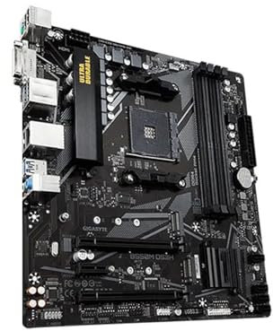 WLTDYZZLDN Carte Mère Fit for GIGABYTE GA B550M DS3H Micro-ATX AMD B550 DDR4 4266(OC) MHz M.2 128G PCI-E 4.0 Double Canal Socket AM4 Carte Mere