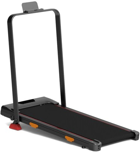 Walking Pad mit Steigung 12%, Laufband für Zuhause Klappbar Büro 120KG | Laufband Klappbar 10 KM/H, 6-in-1-Treadmill for Home 2.75HP, laufbänder LED-Display + Fernbedienung