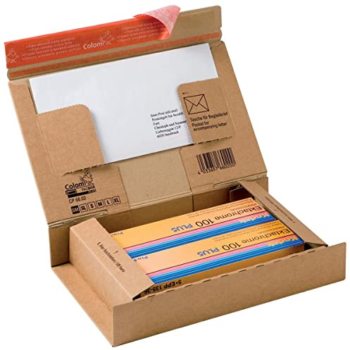 ColomPac Paket-Versandkarton POST, Größe: SM, braun