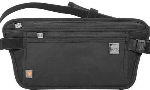 Lewis N. Clark Ceinture Porte-Monnaie avec Blocage RFID, 28 cm