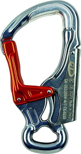 Climbing Technology K-Advance Shell Karabinerhaken, Doppelhebel mit Stahlverstärkung, Orange