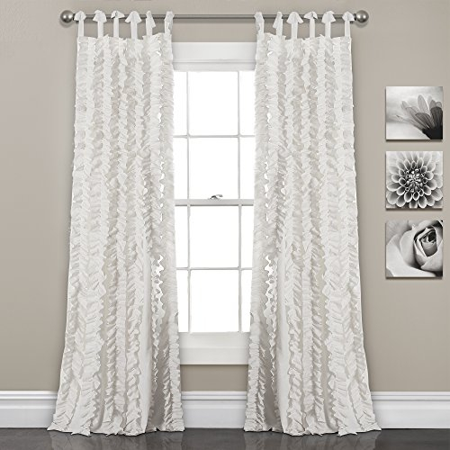 Lush Decor Lush Décor Reyna Tröster-Set, 3-teilig, Voll/Queen, Grau 84 x 40 weiß