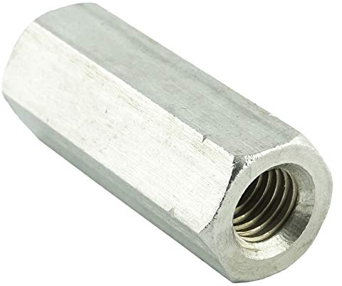 Eisenwaren2000 | M12 x 50 mm Sechskantmuffe (2 Stück) - Gewindemuffen Sechskant - Edelstahl A2 V2A - rostfrei