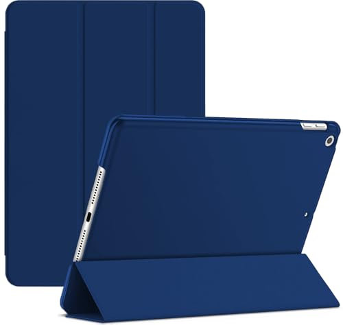 TechDealsUK Custodia per iPad 4 3 2 vecchie generazioni Smart Magnetic Stand Cover con Wake Sleep automatico per iPad 2 3 4 blu