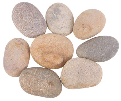 Supvox Strand Kiesel zum zeichnen gemalte felsen DIY kreative f¨¹r Kinder Kinder 8 st¨¹cke 3-5 cm (mischfarbe)
