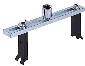 Esweny Fuel Pump Removal Tool - Lock Ring Tool, Tank Cover Wrench, Lid Remove Spanner, 3/8 to 1/2 Universal Adjustable Wrench