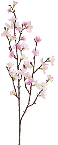 artplants.de Künstlicher Kirschblütenzweig Arielle mit Blüten, rosa, 75cm - Deko Blumen/Textilblumen