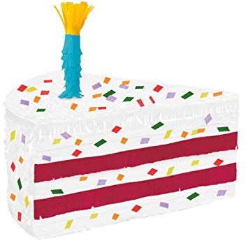 Amscan 9904357 - Pinata My Birthday Party, Größe 46,8 x 31,5 x 21,6 cm, aus Papier, befüllbar mit kleinen Geschenken oder Süßigkeiten, Kindergeburtstag, Mottoparty
